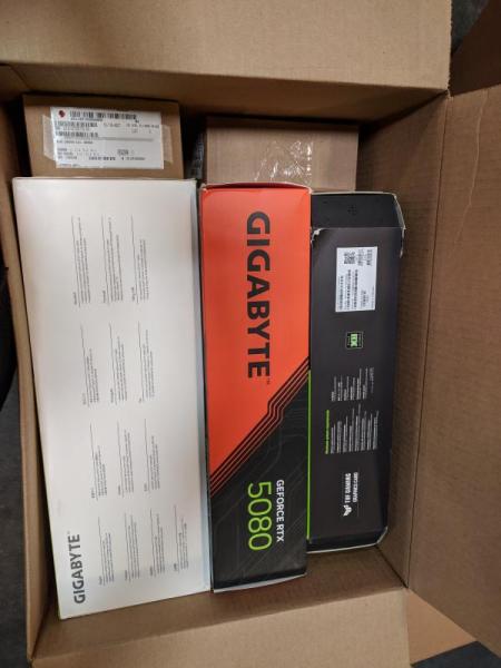 RTX 5090, 5080 - Gaming Desktop GPU, CPU Lot & More - $8.1K - 5 Qty.