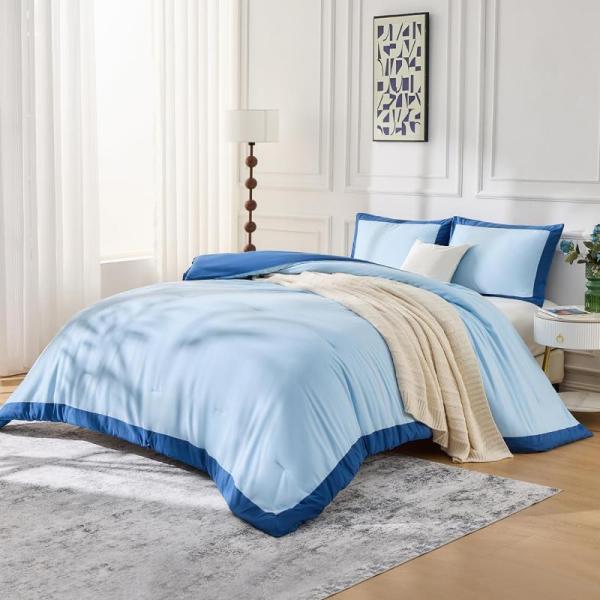 Home - GROOSE Queen Comforter Sets, Linen Curtains, Rooster Canvas Wall Art Paintings - MSRP $12,765