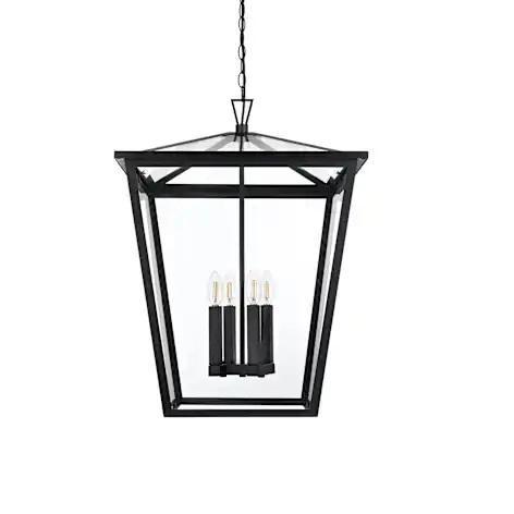 Elegant Lighting OD334H27BK Outdoor Pendant - MSRP $534