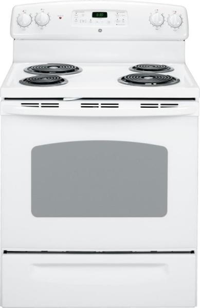 Salvage - GE 30-inch 5.0 Cu.ft. Single Oven Electric Range with Self-Cleaning Oven - MSRP $1,785