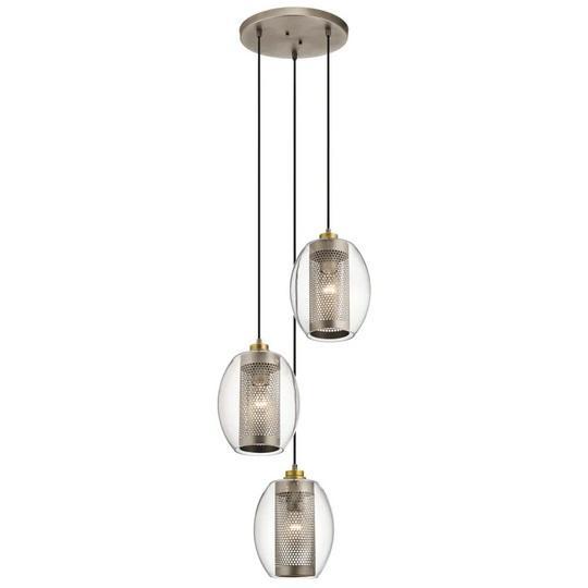 Kichler 44103AP Multi Light Pendant - MSRP $629