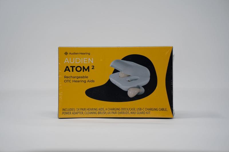 Atom 2 Rechargeable OTC Hearing Aids by Audien Hearing - Original MSRP $9,450
