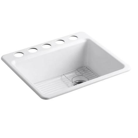 Kohler K-5872-5UA1-0 Cast Iron Kitchen Sink - MSRP $864