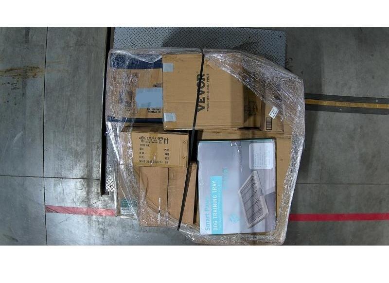 Unprocessed Manifested AMZ LPN Pallet - PetSnowy Self-Cleaning Auto Cat Litter Boxes, Fivemengo Pendant - MSRP $2,967