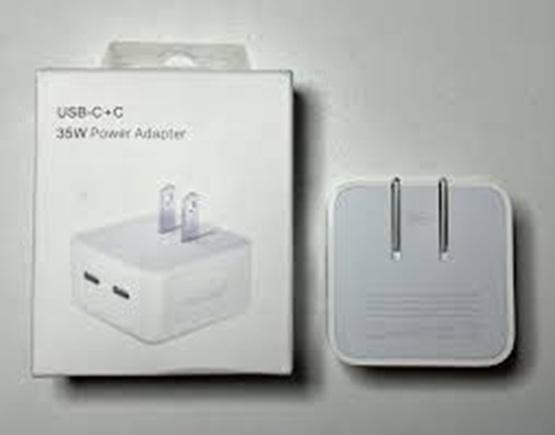 35W Dual Port USB-C Wall Charger Adaptors