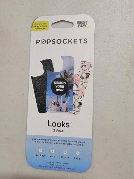 150 Popsockets Looks 3-Pack for Iphone & Samsung