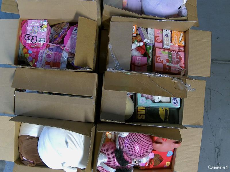 General Merch - Festive Voice Neck Pillow, Peanuts Snoopy Plush, Playright Cash Register Playset - MSRP $10,846