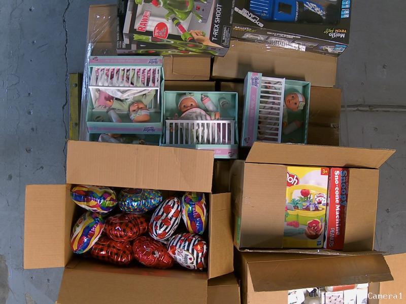 Toys & Games - Playright Shopping Cart, Hello Kitty Music Shop Building Set, Barbie Doll - MSRP $7,839