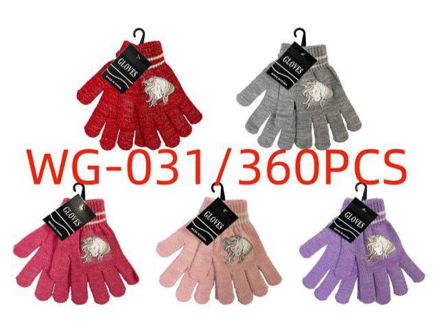 New Wholesale Lot, 72 Pairs of Kids Winter Gloves, Assorted Styles