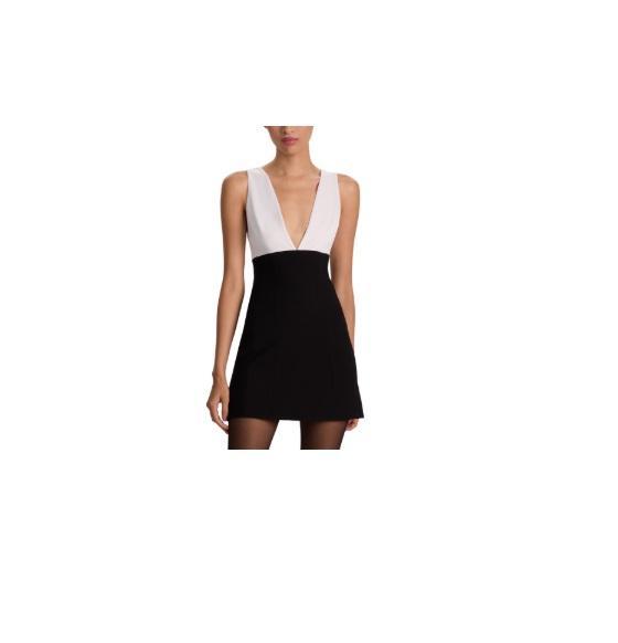 Apparel - Alice & Olivia Mandy Deep Plunge Neck Mini Dress, Vuori Pocket Joggers, SPANX - Original MSRP $3,154