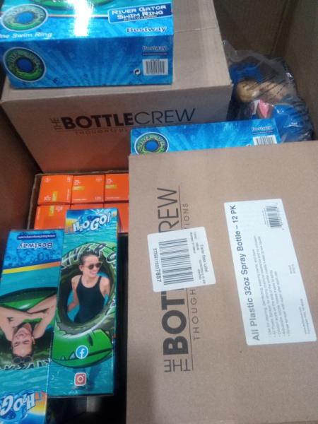 General Merchandise- 6 SYLVANIA LED Light Bulbs, PAW Patrol Plush, H2OGO! Pool Ring Float - MSRP $278