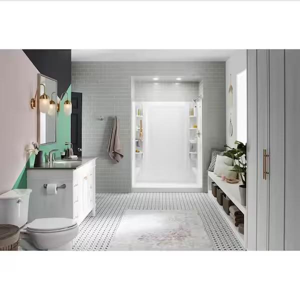 Kitchen and Bath - Sterling Shower End Wall Set, and More - Est Retail $520