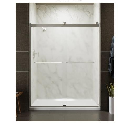Kohler K-706015-D3-MX Frameless Shower Door - MSRP $896