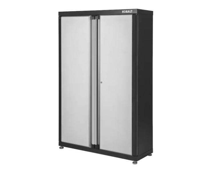 General Merchandise - Kobalt 48-in  Steel Garage Cabinet, Master Forge 24-in Fireplace Logs MSRP $2,875