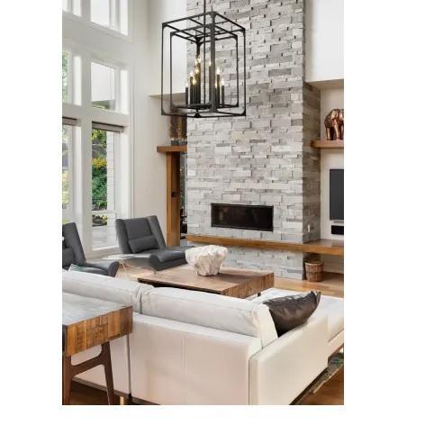 Z-Lite 3038-12MB Lantern Chandelier - MSRP $1,120