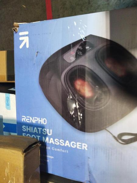 Unprocessed Manifested AMZ LPN Pallet - Renpho Foot Massager, Frigidaire Microwave, Tenfly Ski Bag - MSRP $3,116