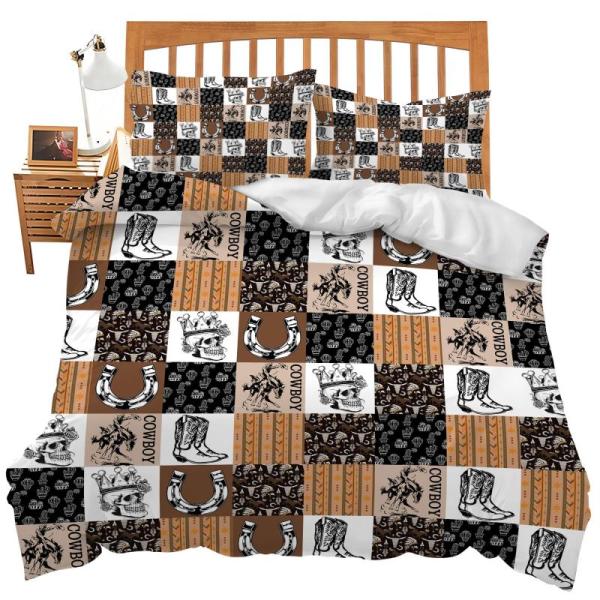 Home- UIAMT Western Cowboy Bedding Set, VNLINA DIY Fabric Flower Bouquets Toys, 50FT Green Garland - MSRP $18,058