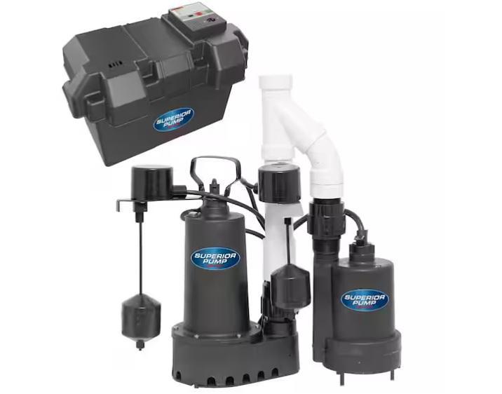 Plumbing - Superior Pump, KeonJinn, Glacier Bay - Est Retail $2,223- 1plt