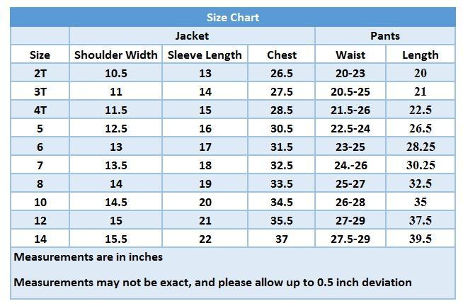 Formal Boy Suit Navy Blue 5 Piece Set Jacket Trouser Shirt Vest Tie