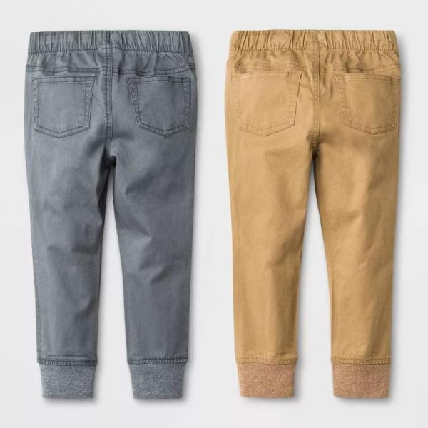 Toddler Boys' 2pk Jogger Pants - Cat & Jack Brown-Gray