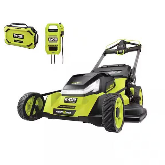 Ryobi 80V HP Brushless Battery Cordless Electric 30 in. Multi-Blade Lawn Mower - Est Retail $1,999