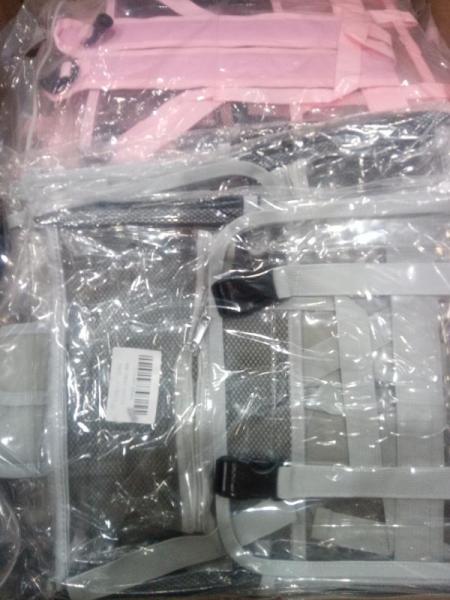 Apparel- Vichvvy Large Clear Backpack for Women Men Fashion Handbag - MSRP $1,694