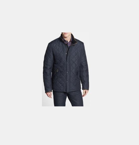 Apparel - Barbour Powell Quilt Jacket, Jason Scott Wilson Regular Fit Button-Up, Rhone Joggers - Original MSRP $1,733