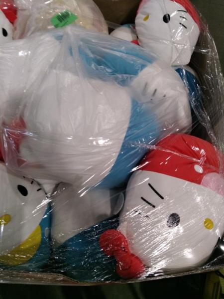 Novelties & Collectors' Items - Festive Voice T-Rex Shoot Game, Hello Kitty Squishmallows - MSRP $1,900