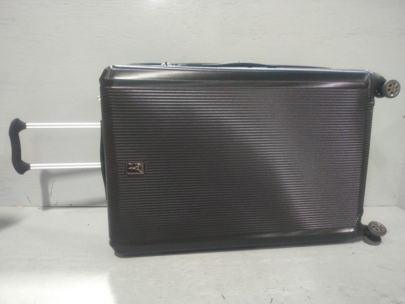 Luxury Department Store - Large Checked Hardside Spinner Suitcase - Original MSRP $225.00