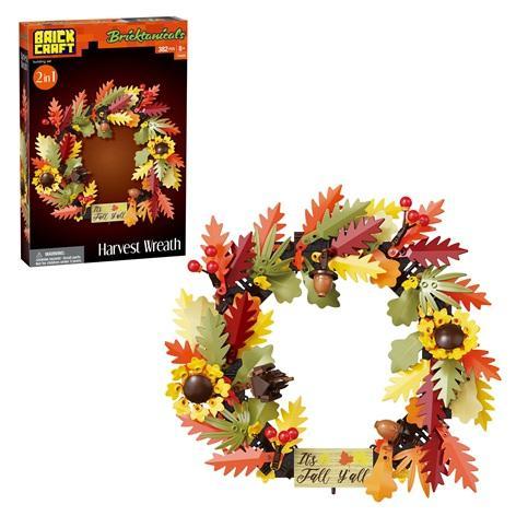 NEW - Brickcraft Harvest Wreath Brick Building Kits - MSRP $404