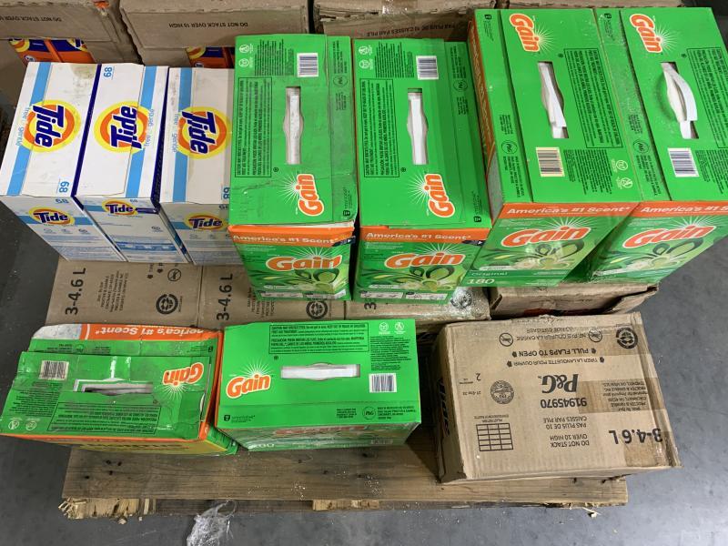 General Merchandise- Gain Ultra Powder, Tide Plus Powder Laundry Detergent - MSRP $1,041