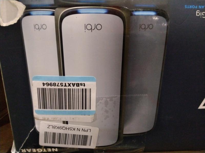 Unprocessed Manifested AMZ LPN Pallet - NETGEAR Orbi 970 Series, Drywall Sander, Toner Cartridge - MSRP $3,990