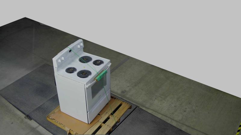 Amana YACR4303MFW 4.8 cu. ft. Electric Range, White - MSRP $719