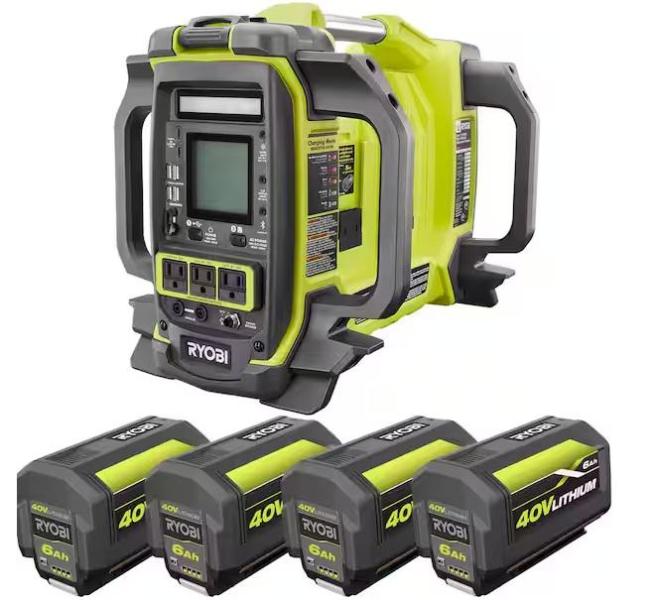 Seasonal - RYOBI 40V 1800W Portable Battery Inverter Generator, Uixe, MAYKOOSH, VECELO, VEVOR - Est Retail $3,767