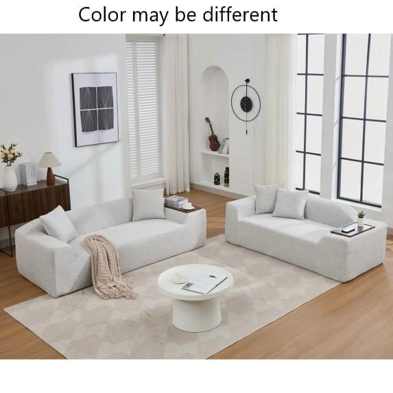 TRUCKLOAD - Furniture - Choung 2-Piece Living Room Set, Mercer41 Sleeper Sofa, Chares Platform Bed - MSRP $18,991
