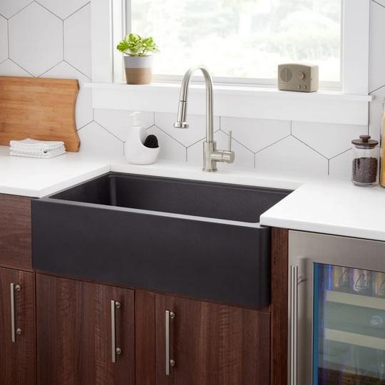 Signature Hardware SHGR1B3320ABL Composite Kitchen Sink - MSRP $669