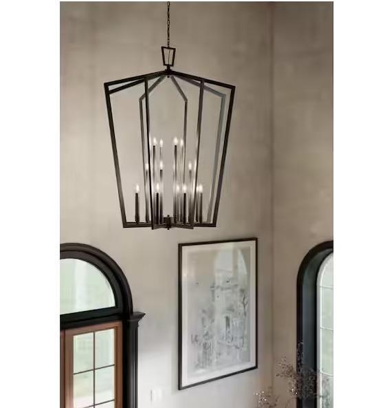 Lighting & Electrical - KICHLER 16-Light Pendent, Golden Lighting, VEVOR, Hampton Bay, ANTOINE - Est Retail $3,657