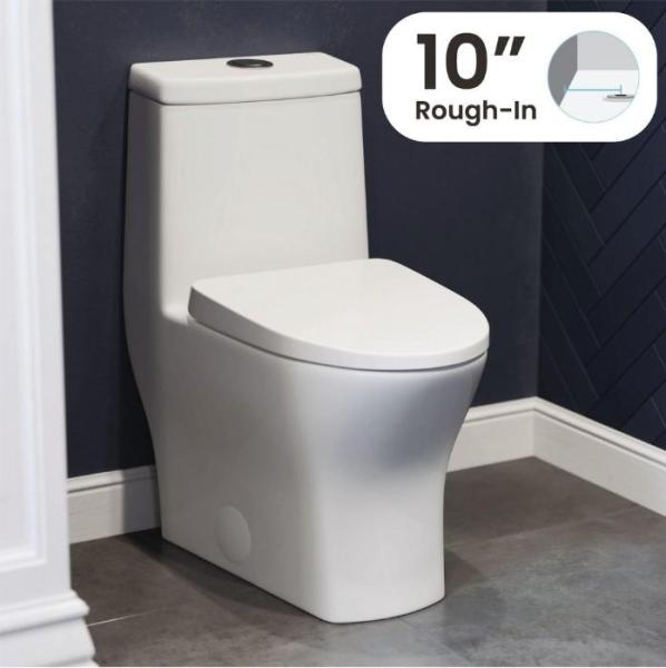 Swiss Madison Sublime II One-Piece Round Toilet - MSRP $541