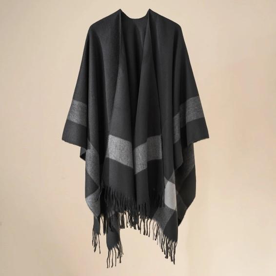NEW - Apparel - Vichvvy Women's Black Shawls - MSRP $1,739