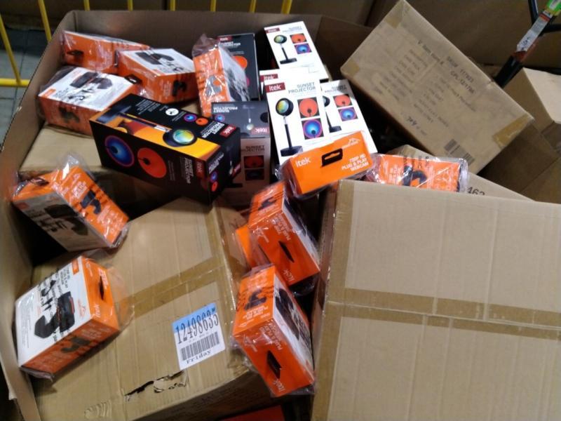 General Merchandise - Itek HDTV Wireless Headphone Kit, Itek 720P HD Plug & Play Webcam, Tide Detergents - MSRP $3,124