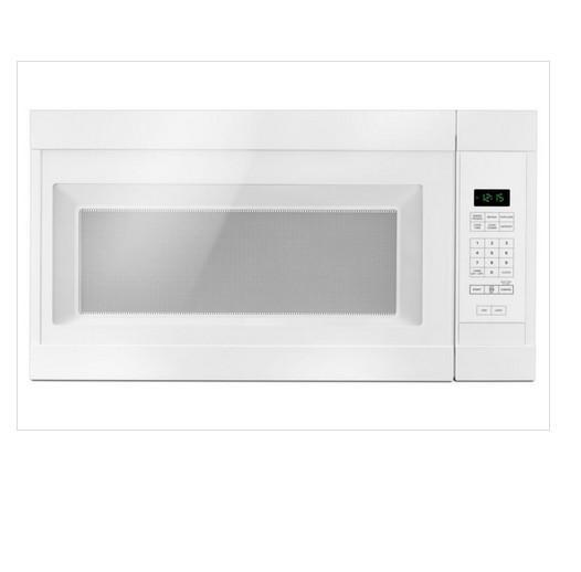 Salvage - Amana 30-Inch 1.6 Cu.ft. Over the Range Microwave in White  - MSRP $295