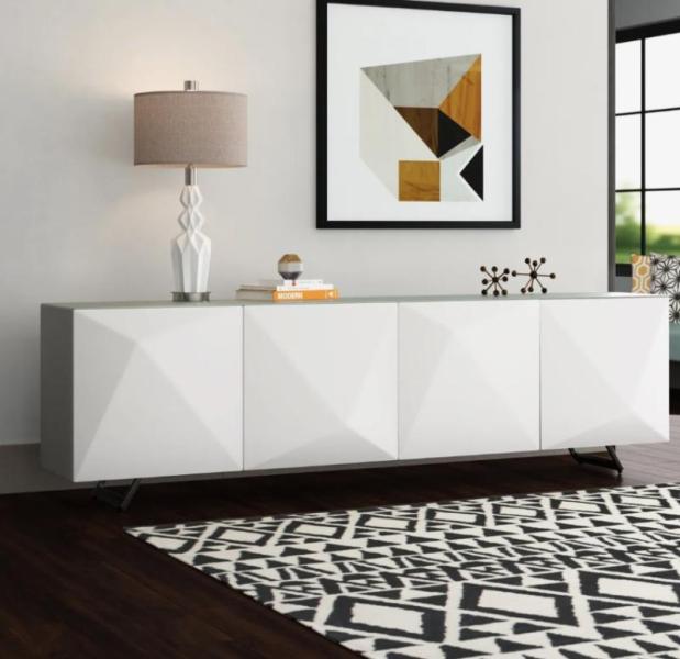 Truckload - Furniture - Orren Ellis Buffet, Sarreid Ltd Sideboard, Bernhardt Nightstand - MSRP $51,191