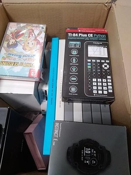 Electronics- Garmin Smartwatch, Logitech Gaming Mouse, Mario Kart World Switch 2 - Est Retail $1,373