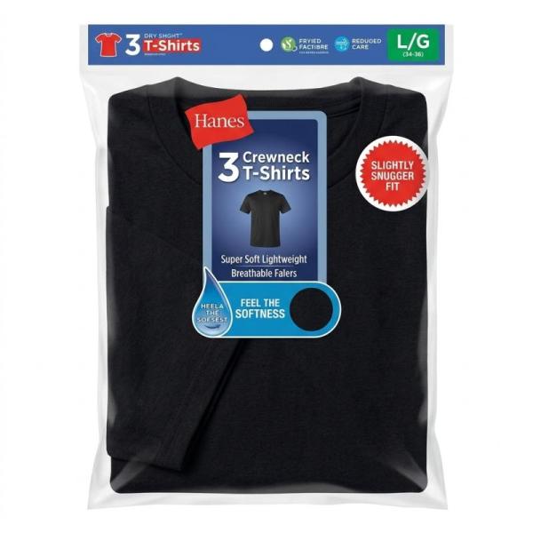 Hanes 3 Pack of Boys T-shirts in Assorted Colors - MSRP $26,867