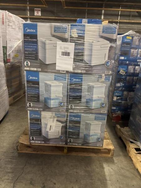 LTL - Midea Cube 20 Pint Dehumidifier - MAD20S1QWT - MSRP: $15,774.00