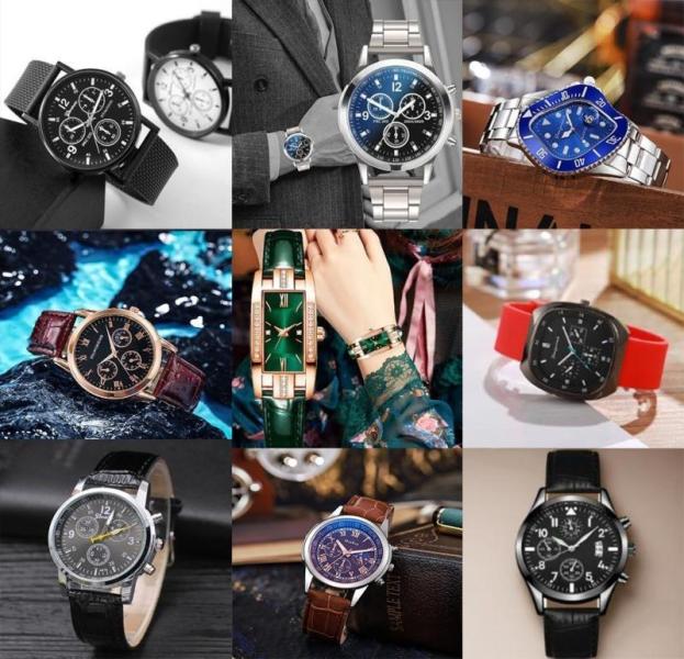 Bulk Lot of 250 Men's & Women's Assorted Watches