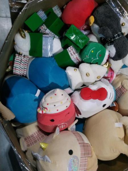 Novelties & Collectors' Items - Playright Penguin, Squishmallows Nanette, Festive Voice Light Up Spinner - MSRP $1,820