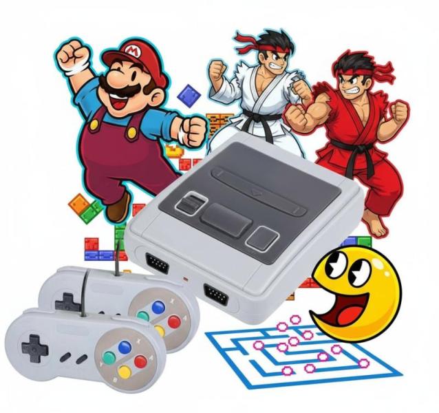 Classic Mini TV Game Console Built In 620 Games Plug And Play AV Out