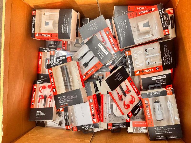 HiTech Cell Phone Accessories Mixed Retail Lot