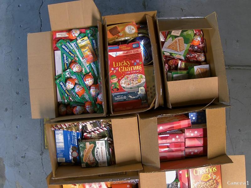 Grocery - Lucky Charms Cereal, Almond Roca Toffee Canister, Nonni's Biscotti - MSRP $9,193